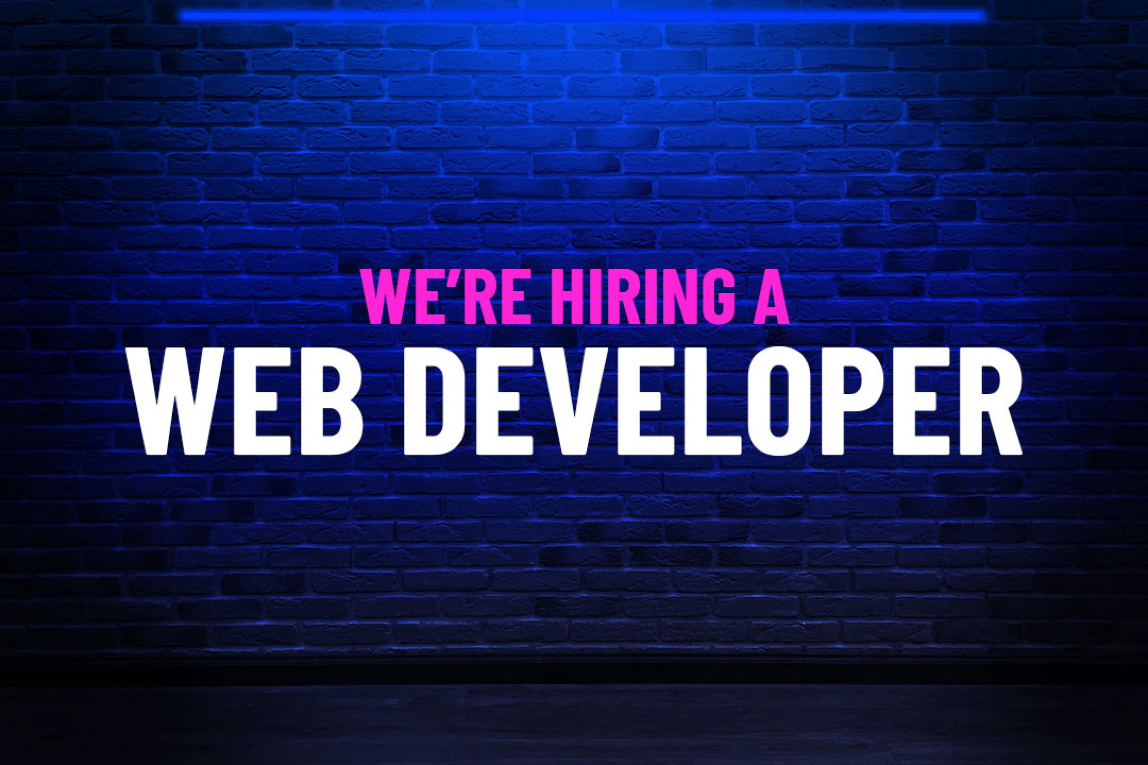 We are hiring!